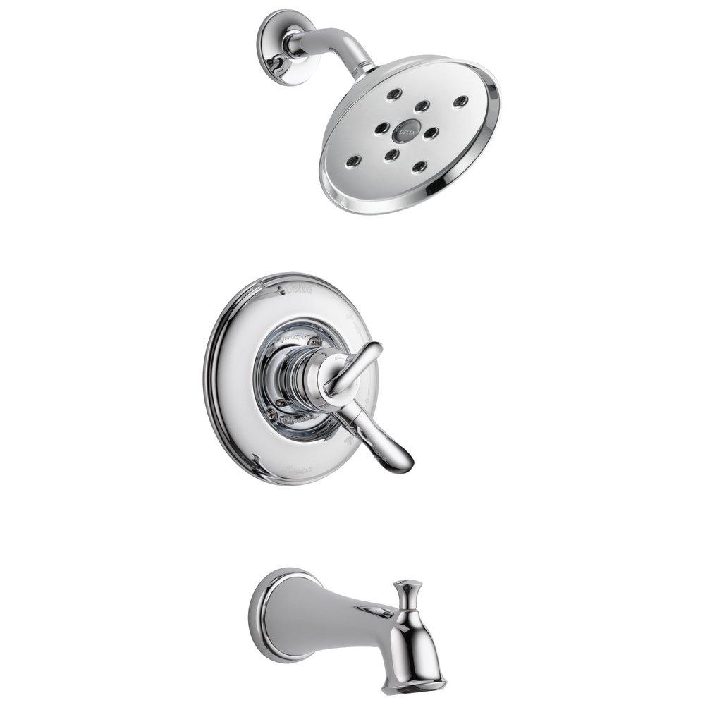 Delta Faucet Chrome Two Handle Single Function Bathtub & Shower Faucet (Trim Only) 