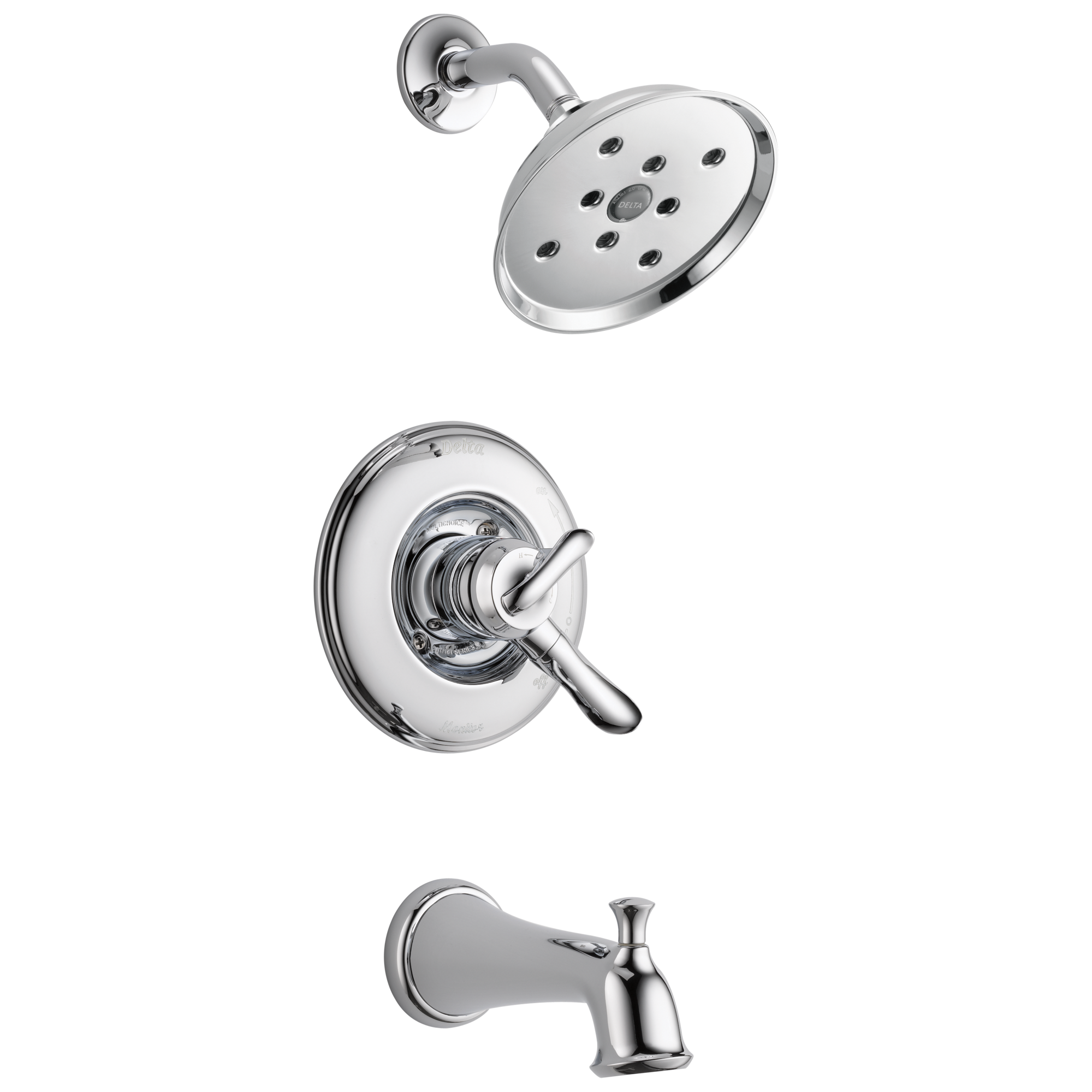 Delta Faucet Chrome Two Handle Single Function Bathtub & Shower Faucet (Trim Only) 
