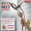Delta Faucet Brilliance Champagne Bronze Single Handle Multi Function Shower Faucet (Trim Only) 