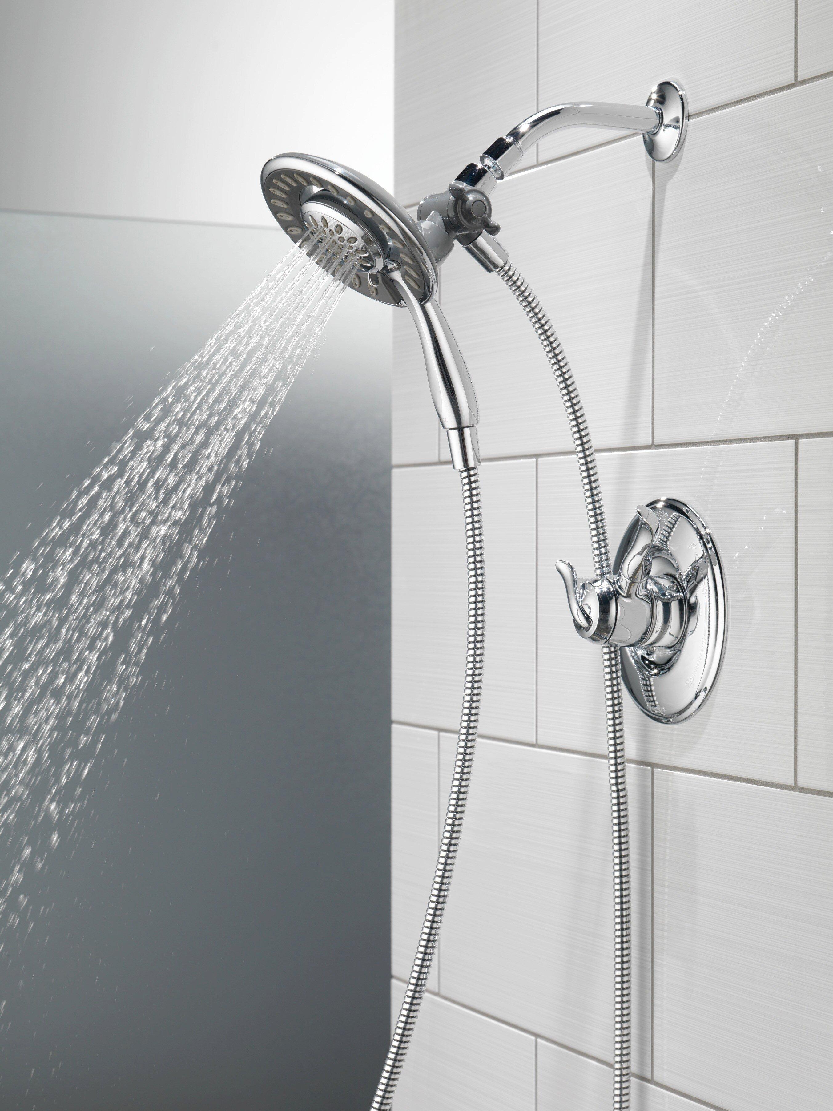 Delta Faucet Brilliance Champagne Bronze Single Handle Multi Function Shower Faucet (Trim Only) 