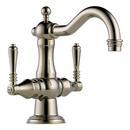 1.5 gpm 1-Hole Lavatory Faucet with Double Lever Handle in Brilliance Polished Nickel