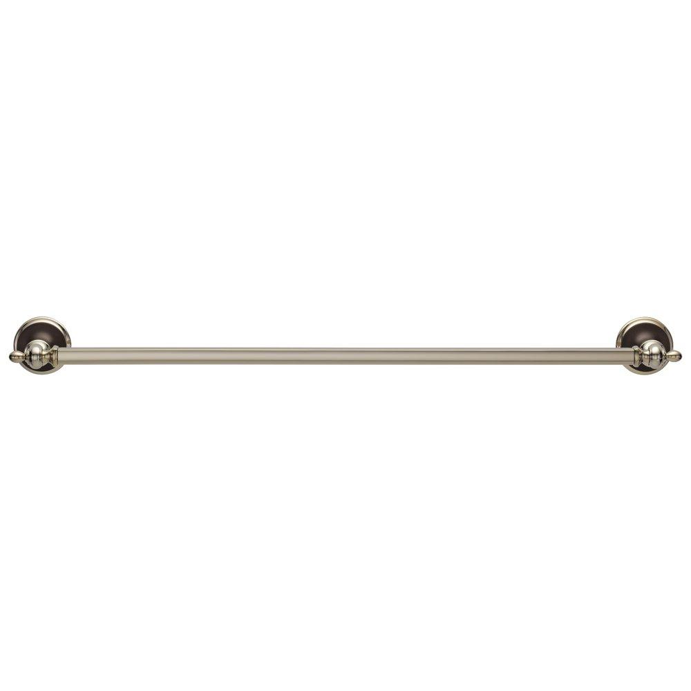 Brizo Cocoa Bronze/Polished Nickel 24 in. Towel Bar 