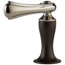 Widespread Bathroom and Bidet Lever Handle Kit in Cocoa Bronze/Polished Nickel