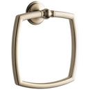 Brizo Brushed Nickel Rectangular Closed Towel Ring 