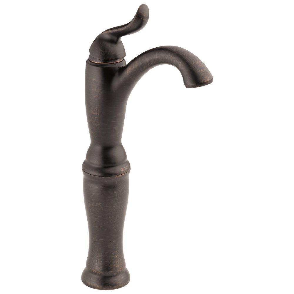 Delta Faucet Venetian Bronze Single Handle Vessel Filler Bathroom Sink Faucet 