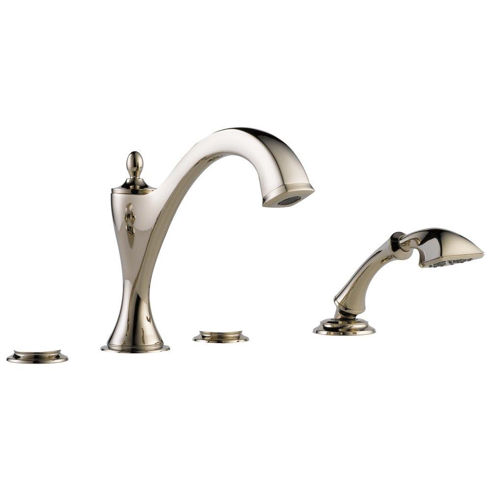 Brizo Polished Nickel No Handle Roman Tub Faucet Trim Only 