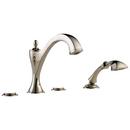 Roman Tub Faucet with Handshower in Polished Nickel (Trim Only)