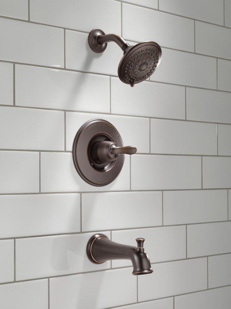 Delta Faucet Venetian Bronze Single Handle Multi Function Bathtub & Shower Faucet (Trim Only) 