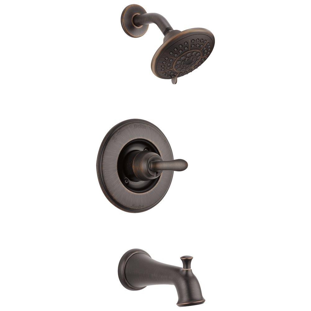 Delta Faucet Venetian Bronze Single Handle Multi Function Bathtub & Shower Faucet (Trim Only) 