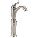 Delta Faucet Brilliance&reg; Stainless Single Handle Vessel Filler Bathroom Sink Faucet 