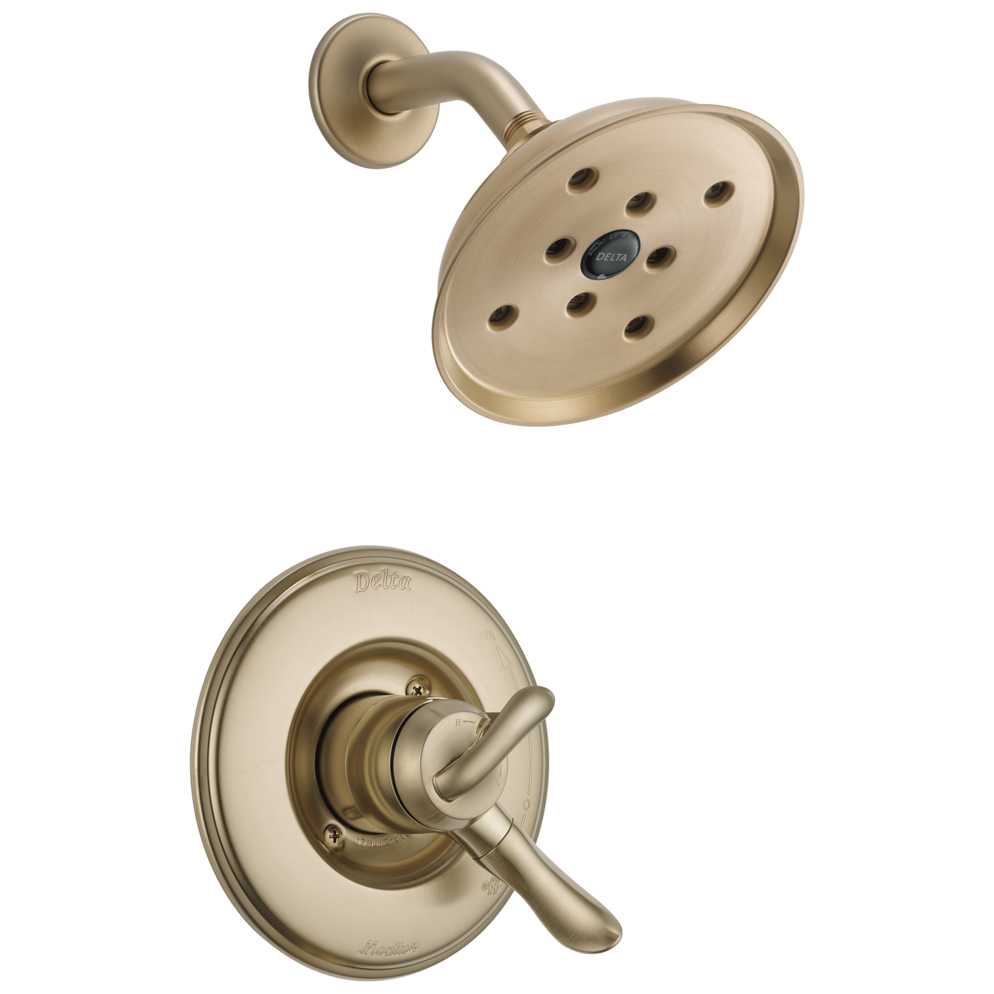 Delta Faucet Brilliance Champagne Bronze Single Handle Single Function Shower Faucet (Trim Only) 