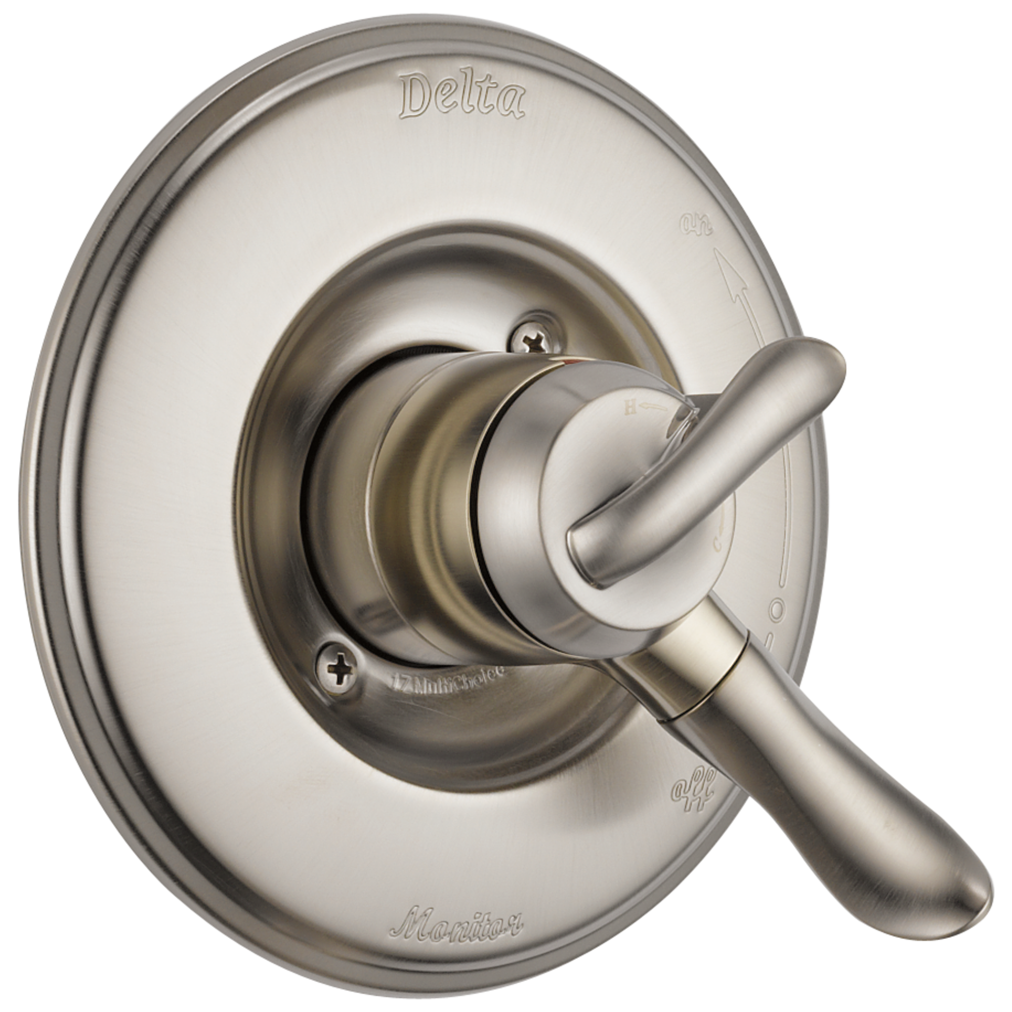 Delta Faucet Brilliance Stainless Two Handle Bathtub & Shower Faucet (Trim Only) 