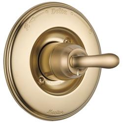 Single Handle Pressure Balancing Valve Trim in Brilliance&reg; Champagne Bronze