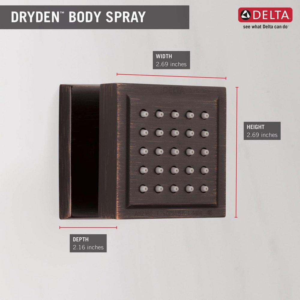 Delta Faucet Venetian Bronze Single Function Body Spray 