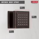 Delta Faucet Venetian Bronze Single Function Body Spray 