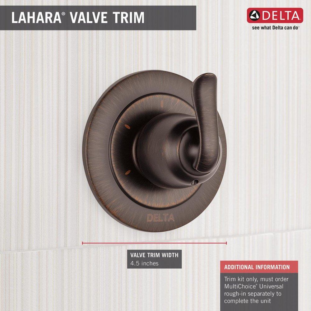 Delta Faucet Venetian Bronze 3 Setting Single Handle Zinc Diverter Trim 