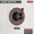 Delta Faucet Venetian Bronze 3 Setting Single Handle Zinc Diverter Trim 