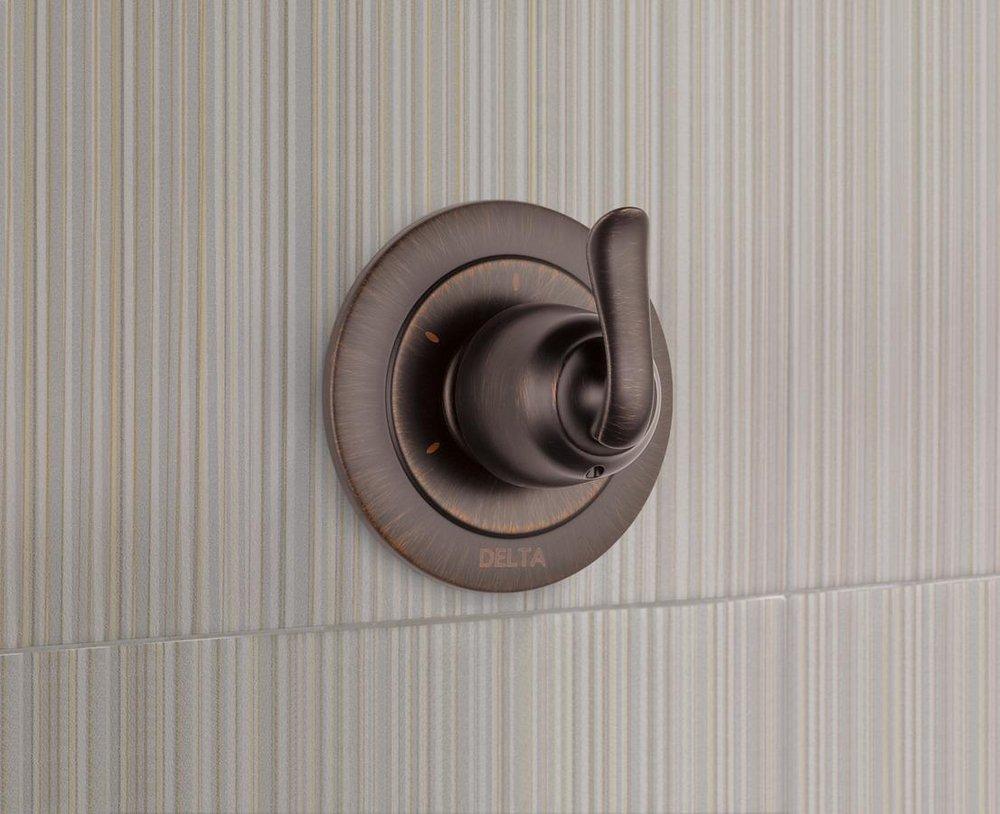 Delta Faucet Venetian Bronze 3 Setting Single Handle Zinc Diverter Trim 