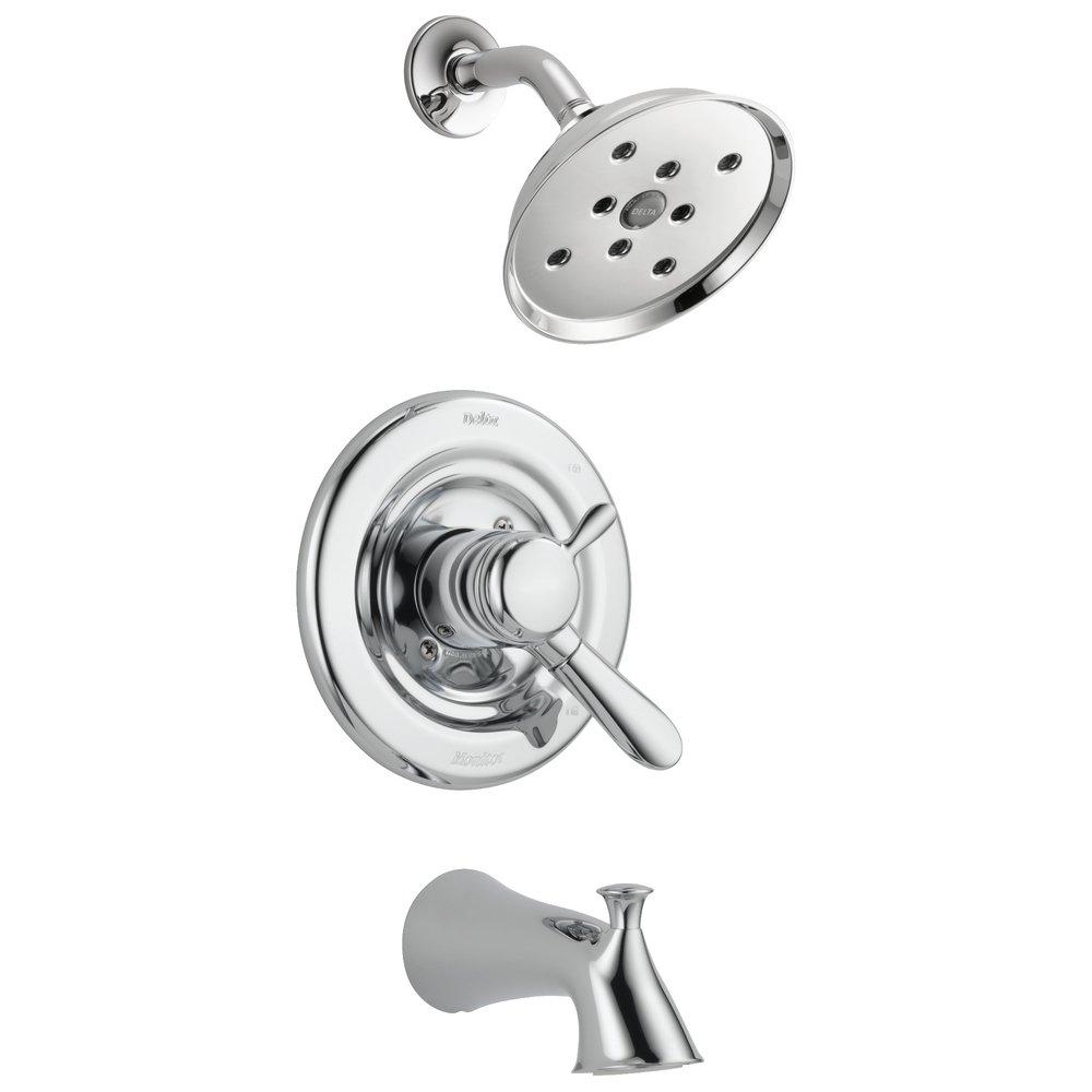 Delta Faucet Chrome Two Handle Single Function Bathtub & Shower Faucet (Trim Only) 
