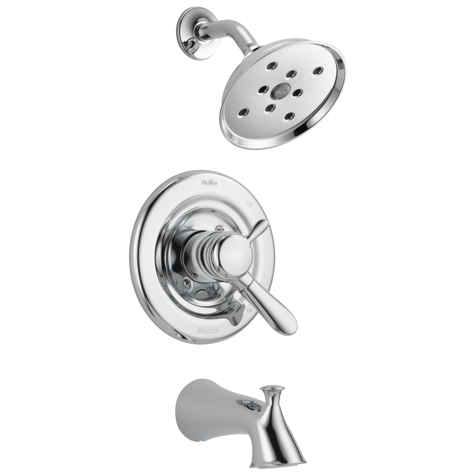 Delta Faucet Chrome Two Handle Single Function Bathtub & Shower Faucet (Trim Only) 