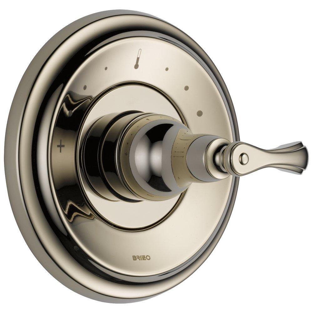 Brizo Polished Nickel 12 gpm High Flowers Temperature Control Trim 
