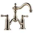 Brizo Polished Nickel Two Handle Bridge Bathroom Sink Faucet 