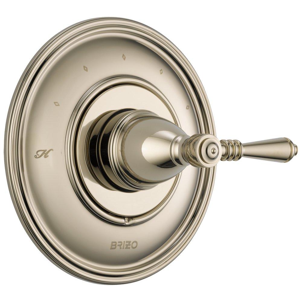 Brizo Polished Nickel Thermostatic Valve Trim with Single Lever Handle 