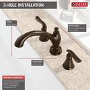 Delta Faucet Venetian Bronze Two Handle Roman Tub Faucet Trim Only 