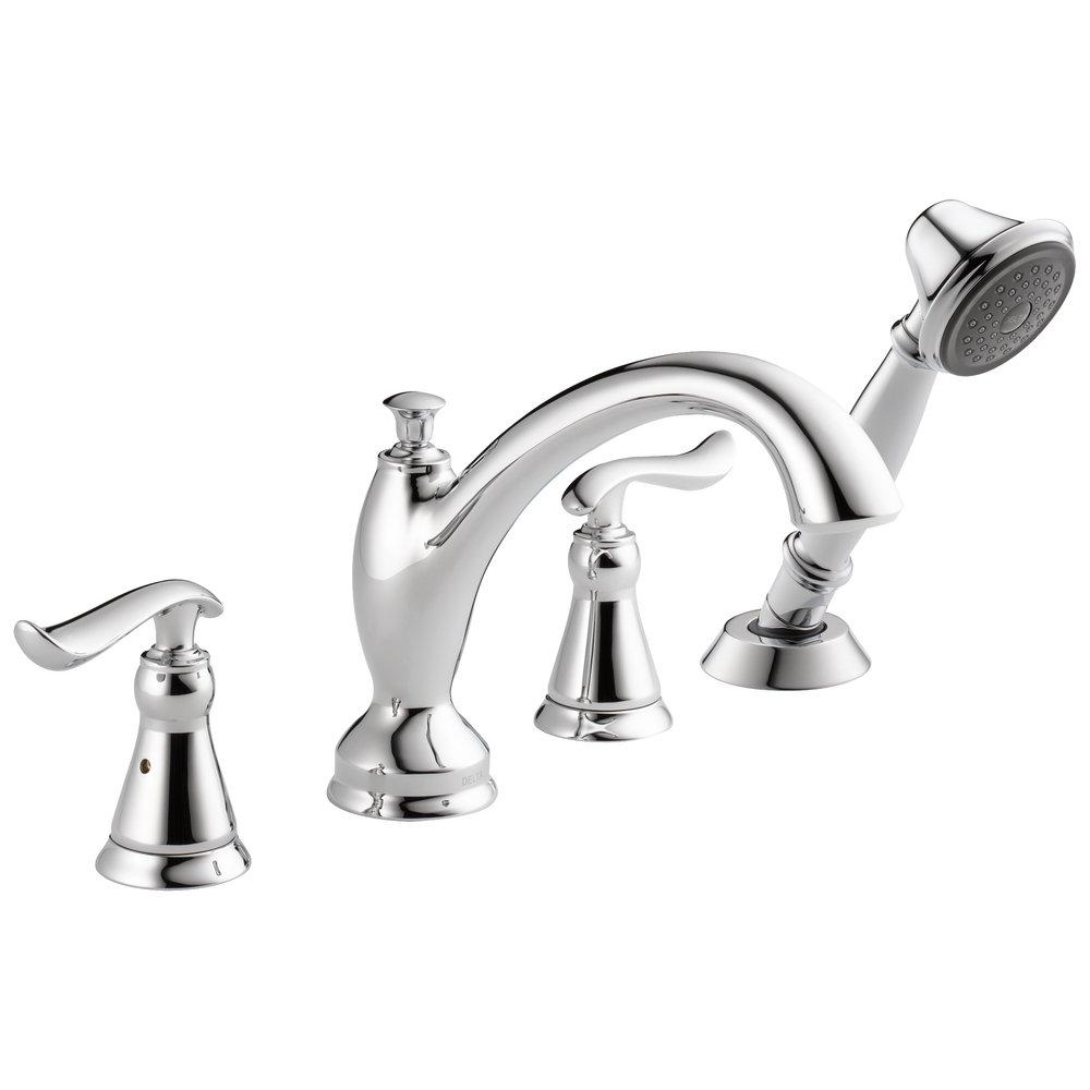 Delta Faucet Chrome Two Handle Roman Tub Faucet Trim Only 