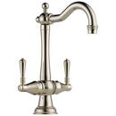 Two Handle Lever Handle Bar Faucet in Polished Nickel