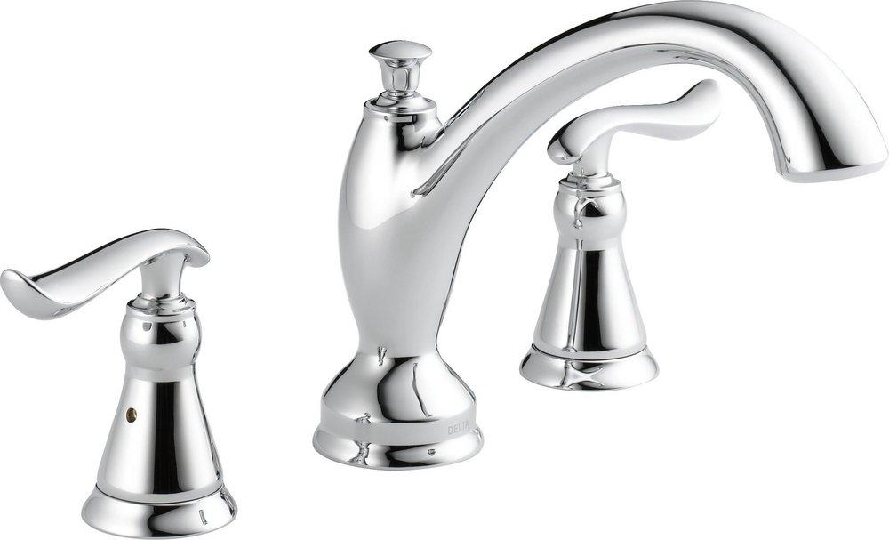Delta Faucet Chrome Two Handle Roman Tub Faucet Trim Only 