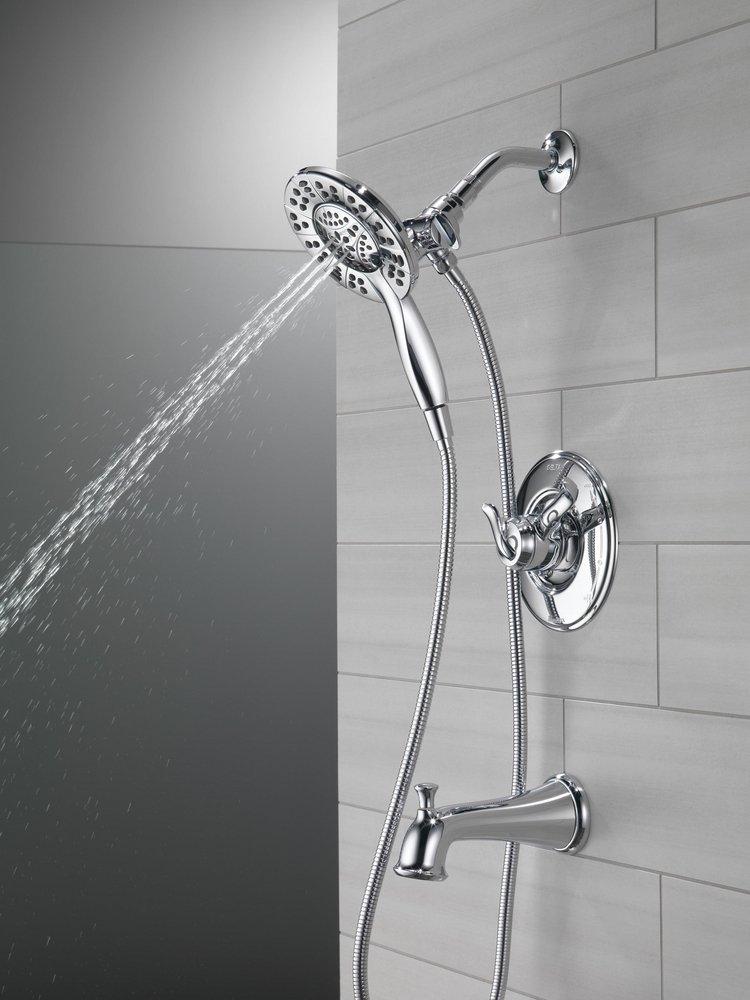 Delta Faucet Chrome Two Handle Multi Function Bathtub & Shower Faucet (Trim Only) 