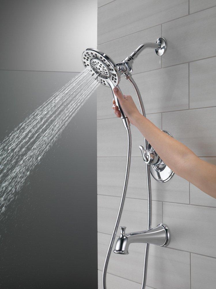 Delta Faucet Chrome Two Handle Multi Function Bathtub & Shower Faucet (Trim Only) 