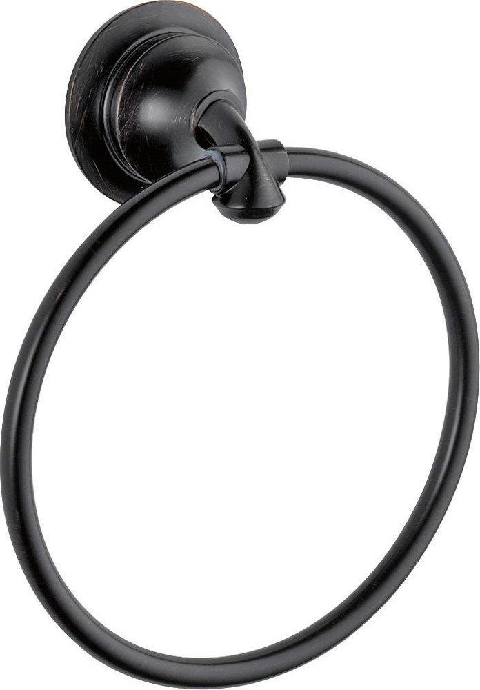 Delta Faucet Venetian Bronze Round Closed Towel Ring 