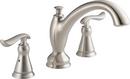 Delta Faucet Brilliance&reg; Stainless Two Handle Roman Tub Faucet Trim Only 