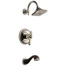 Two Handle Single Function Bathtub & Shower Faucet in Polished Nickel/Cocoa Bronze (Trim Only)
