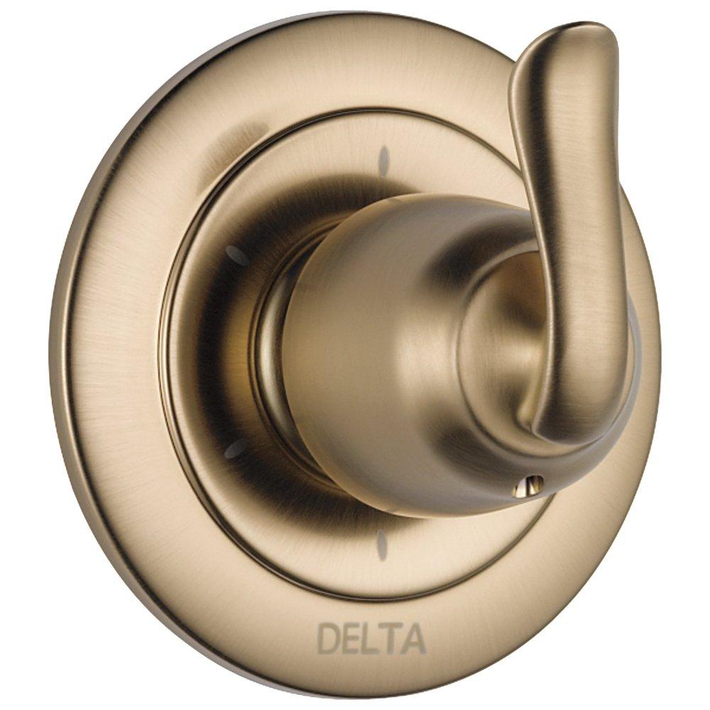 Delta Faucet Brilliance&reg; Champagne Bronze Tub and Shower Diverter Valve with Single Lever Handle 