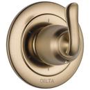 Delta Faucet Brilliance&reg; Champagne Bronze Tub and Shower Diverter Valve with Single Lever Handle 