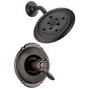 Single Lever Handle Pressure Balance Shower Faucet in Venetian Bronze (Trim Only)