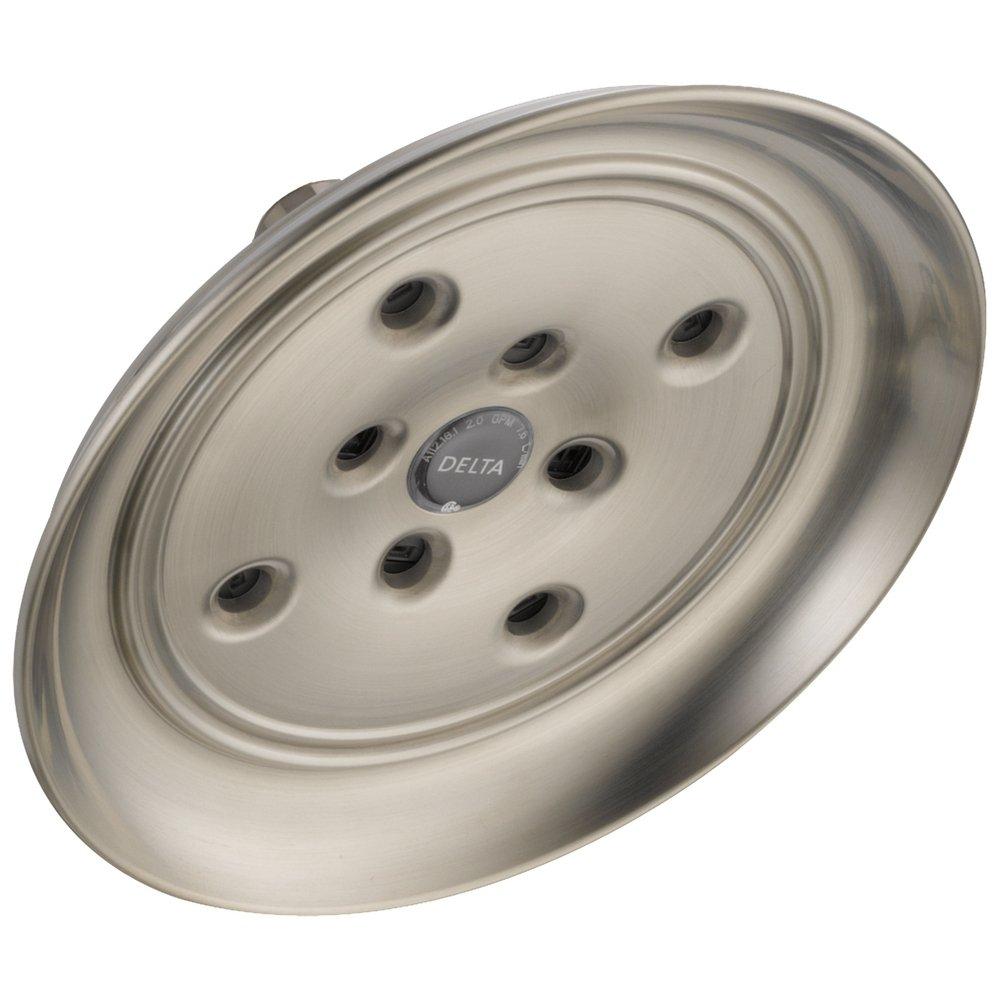 Delta Faucet Brilliance&reg; Stainless Single Function H2Okinetic&reg; Showerhead 
