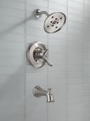 Delta Faucet Brilliance Stainless Two Handle Single Function Bathtub & Shower Faucet (Trim Only) 
