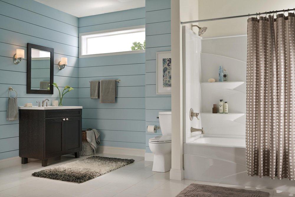 Delta Faucet Brilliance Stainless Two Handle Single Function Bathtub & Shower Faucet (Trim Only) 