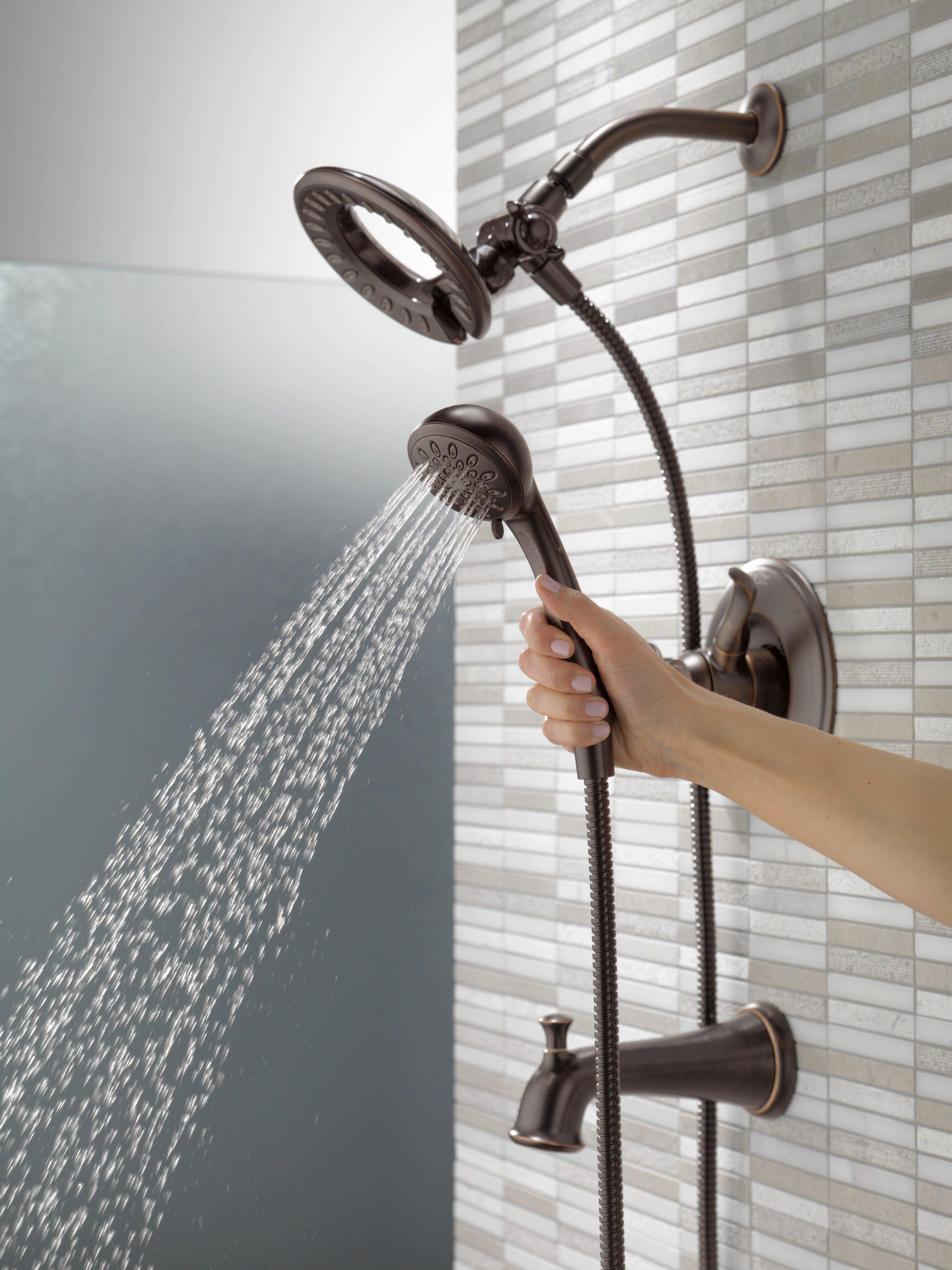 Delta Faucet Venetian Bronze Two Handle Multi Function Bathtub & Shower Faucet (Trim Only) 
