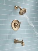 Delta Faucet Brilliance Champagne Bronze Single Handle Multi Function Bathtub & Shower Faucet (Trim Only) 