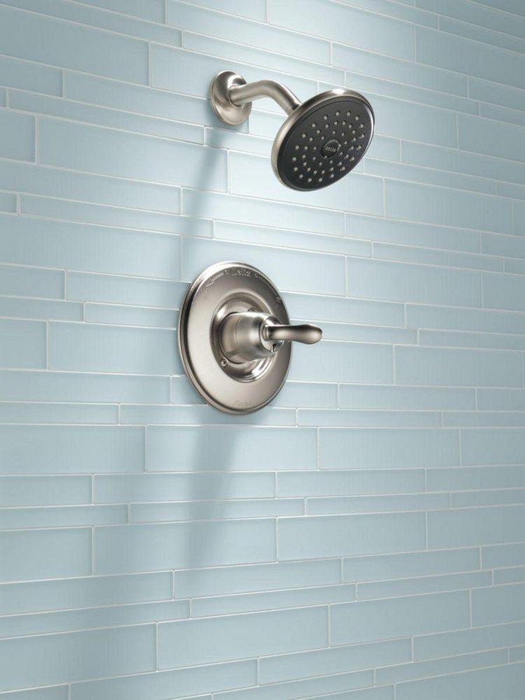 Delta Faucet Brilliance Stainless Single Handle Multi Function Shower Faucet (Trim Only) 