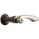 Metal Handle in Cocoa Bronze with Polished Nickel