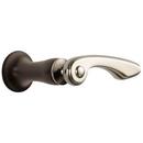 Brizo Cocoa Bronze/Polished Nickel Metal Handle 