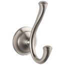 Delta Faucet Brilliance&reg; Stainless 2-Hook Robe Hook 