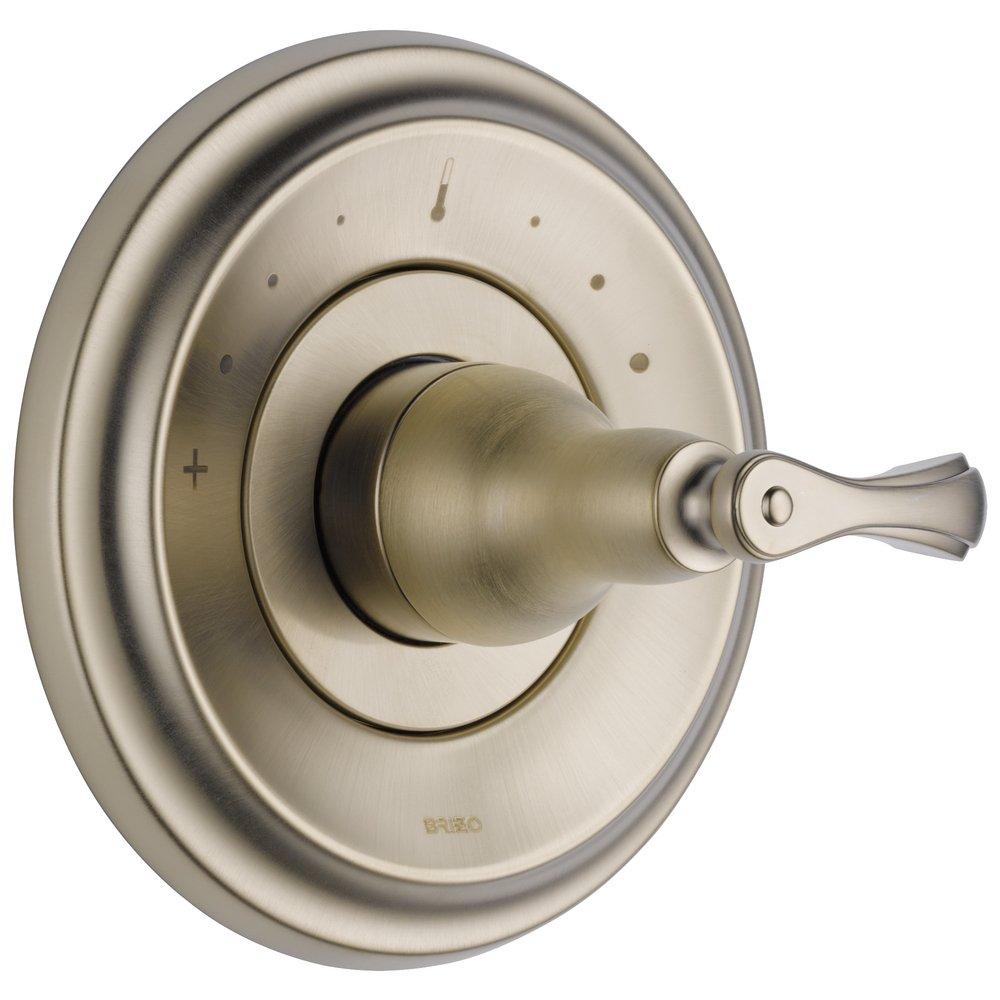 Brizo Brushed Nickel 12 gpm High Flowers Temperature Control Trim 