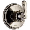 Single Handle Diverter Valve Trim in Cocoa Bronze with Polished Nickel